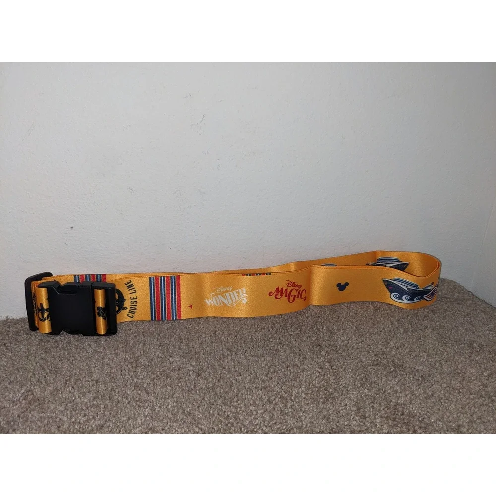 Disney Cruise Line Wish Wonder Fantasy‎ Magic & Dream Adjustable Luggage Strap